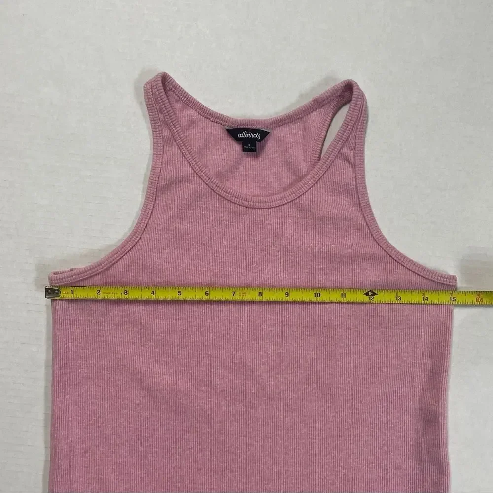 Allbirds Ribbed Tank Dress, women’s size small, lavender baby pink sustainable